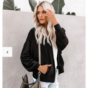 VICI Black Bomber Jacket
